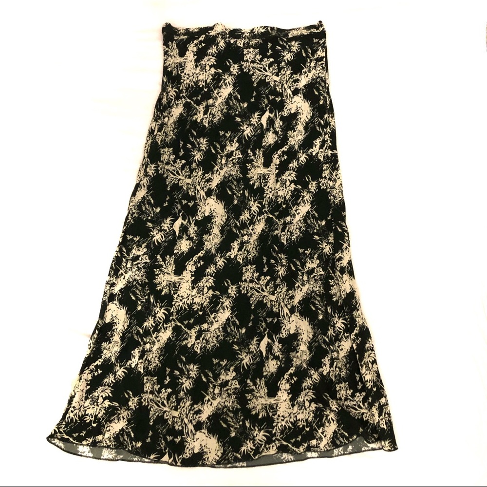 FREE PEOPLE Tropical Print Maxi Skirt